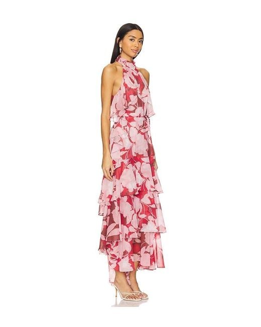 MISA Los Angles Red Calissa Dress