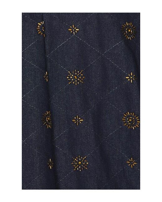 Line & Dot Blue Attina Shacket