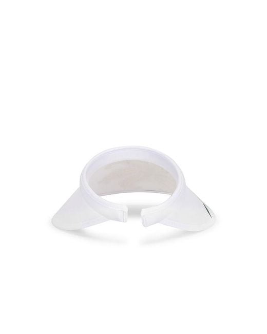 Malbon White X Markarian Claire Visor