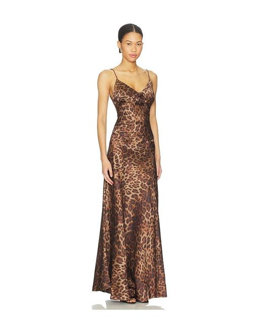 bubish Natural Savannah Rosette Gown