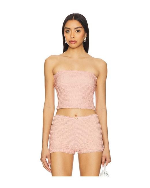 Show Me Your Mumu Pink X Revolve Nicki Tube Top