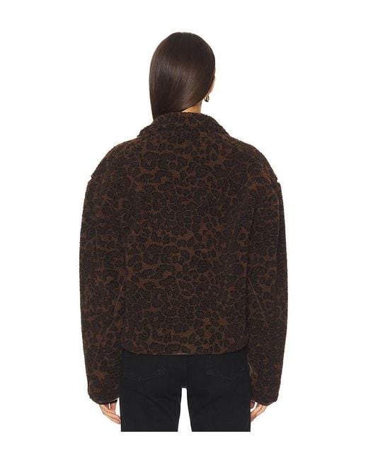 Rag & Bone Black Sun Sherpa Zip Up Jacket
