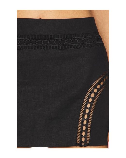 Camila Coelho Black Jo?O Mini Skirt