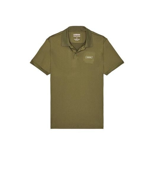Legends Green Baldwin Performance Polo for men