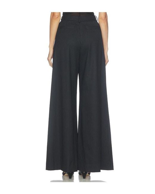 L'Agence Black Shelsy Wide Leg Pant