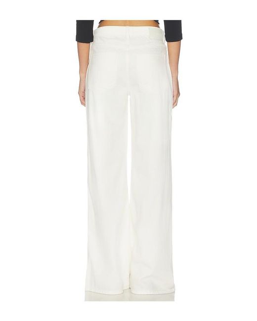 DL1961 White Dl Aura Alex Low Rise Baggy Wide Leg Jeans