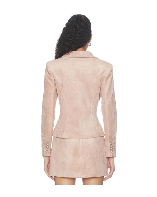 Amanda Uprichard Natural Wyatt Jacket