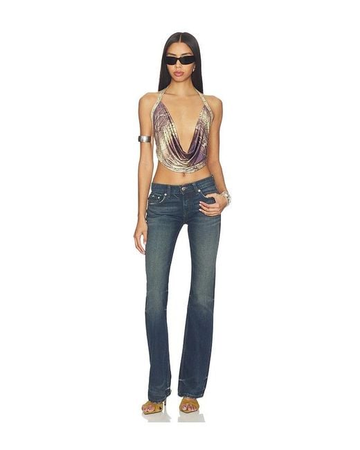 I.AM.GIA Blue Sasha Top