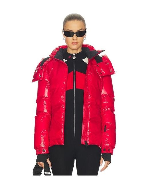 Perfect Moment Red Candice Ski Parka