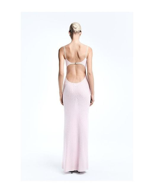 REVOLVE LOS ANGELES White Chanthal Lace Stitch Gown