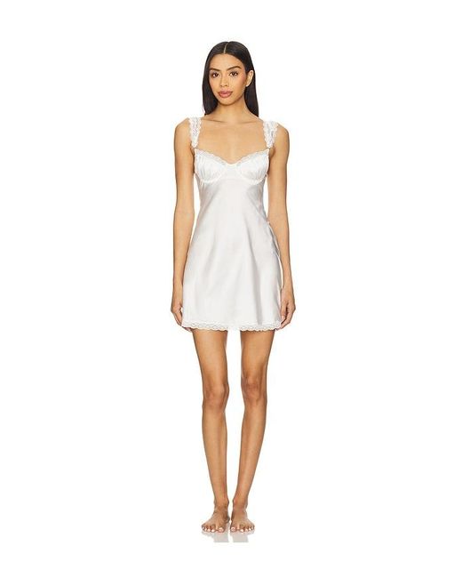 KAT THE LABEL White Celeste Slip