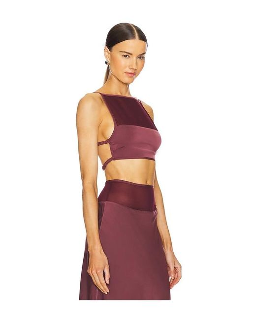WeWoreWhat Red Square Neck Cami