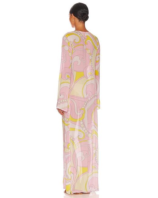 Cin Cin White Totem Maxi Dress