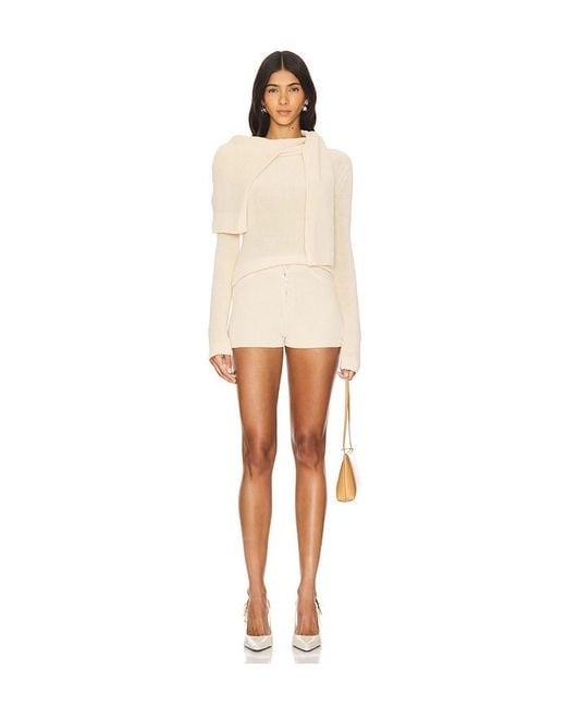 AYA MUSE White Lysi Shorts