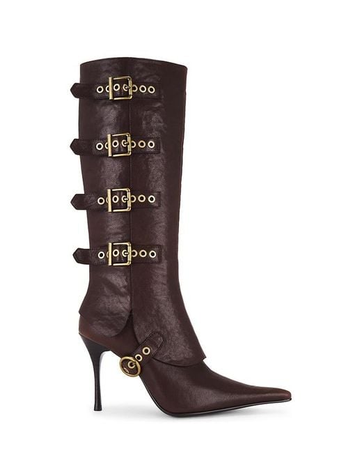 Jeffrey Campbell Brown Boot Corseted
