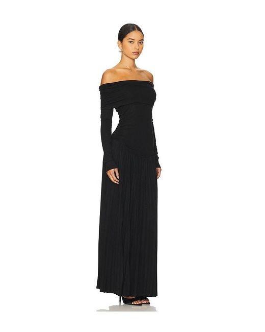 Lioness Black Field Of Dreams Maxi Dress