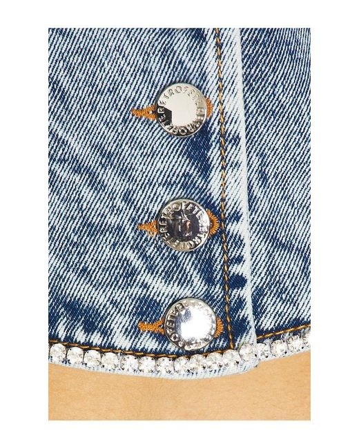 retroféte Blue Jordi Denim Vest