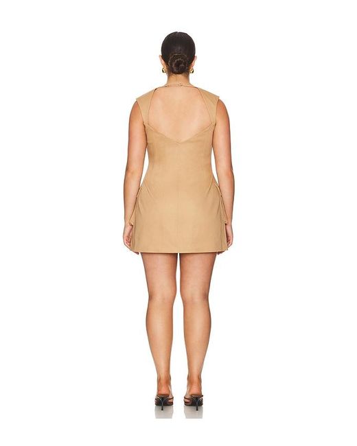 L'academie White 'Academie Ashleigh Stretch Cotton Cargo Mini Dress