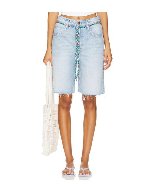 Mother Blue The Shoelace Fun Dip Short Fray