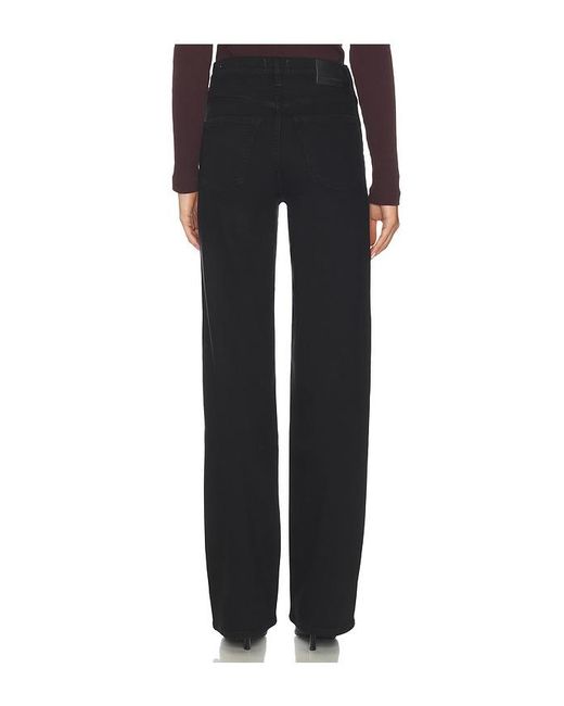 Citizens of Humanity Black Annina Straight Leg Jeans