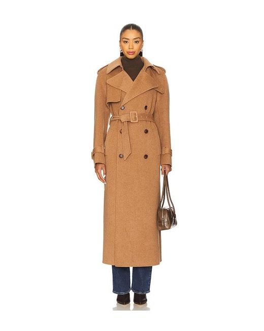 Jonathan Simkhai White Rumi Belted Long Coat
