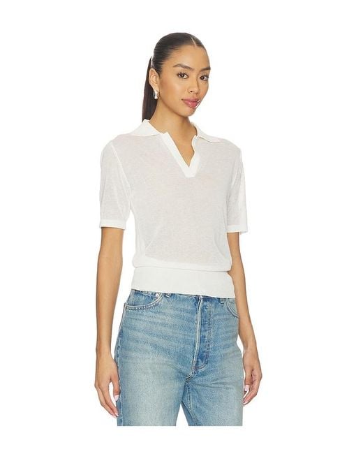 ALL THE WAYS Blue Landry Knit Tee