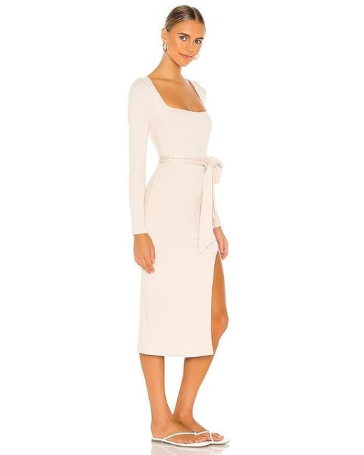 Lovers + Friends Natural Sariah Midi Dress
