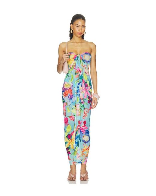 Luli Fama Blue X Revolve Oceans Kiss Long Wrap