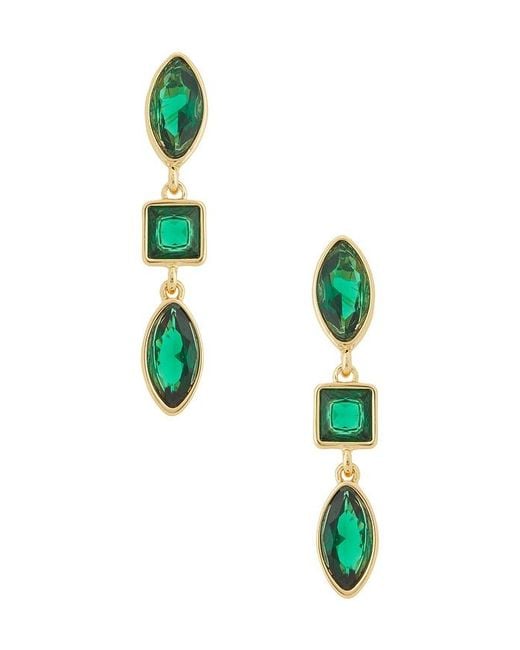Ettika Blue Mixed Shape Drop Earrings