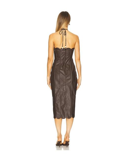 AZULU Brown Leonor Dress