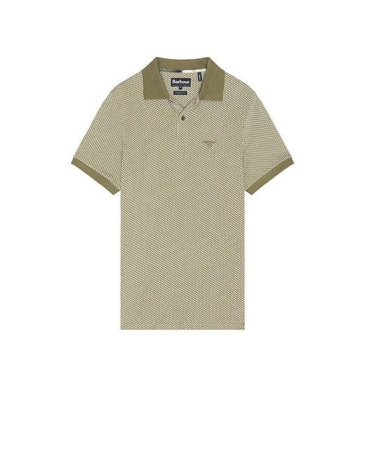 Barbour Green Copgrove Tailored Polo for men