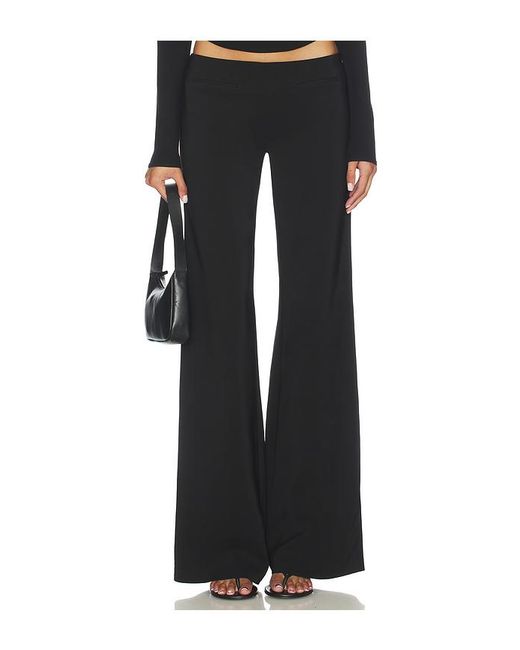 Ziah Black Low Waist Tailored Trousers
