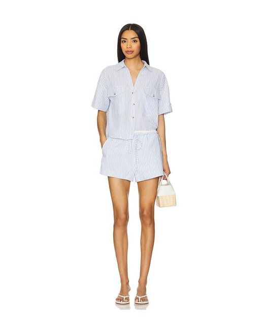 Blank NYC White Button Up Shirt