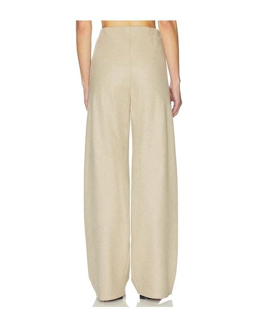 Vince Natural High Waist Wool Blend Bias Pant