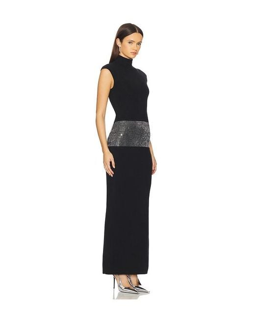 retroféte Black Leontine Embellished Dress