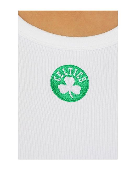 Terez Blue X Revolve Celtics Scoop Neck Rib Tank Top