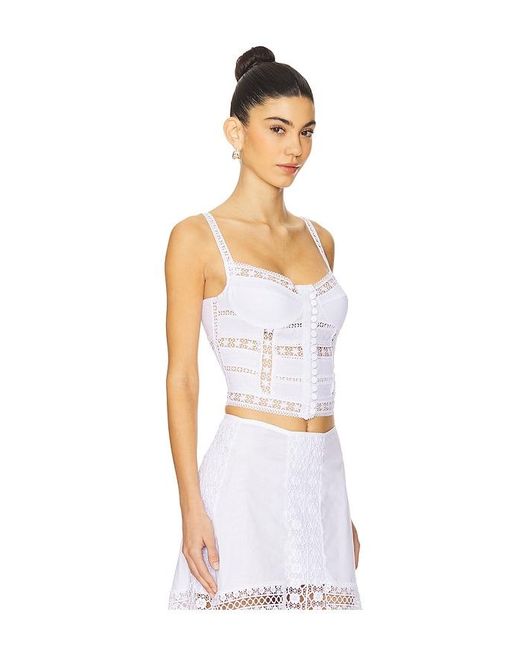 Breth Top En Color Blanco Talla (También En M, S, Xs) Charo Ruiz de color White