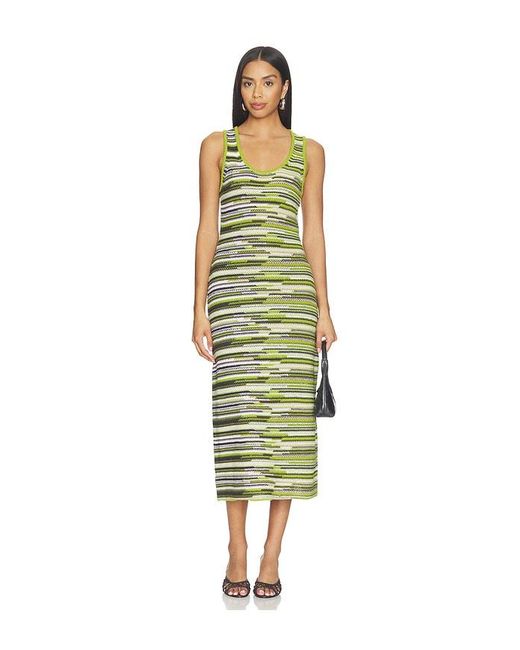 Proenza Schouler Green Proenza Schouler Zinah Knit Dress