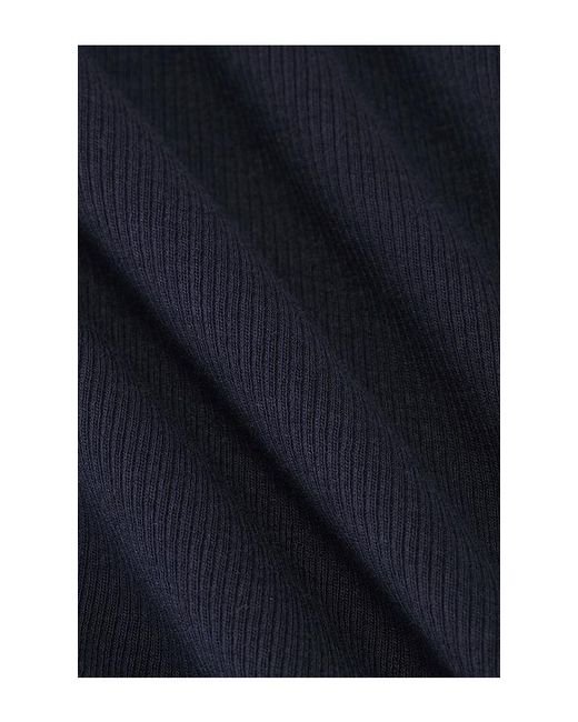 GRLFRND Blue Layered Short Sleeve Tee