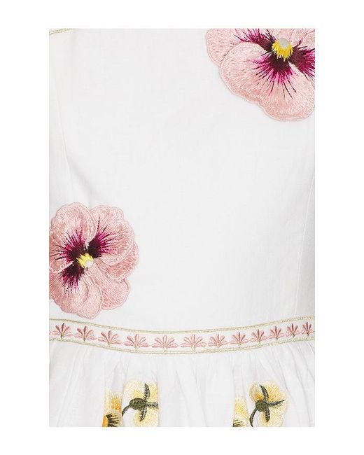Rosewater House White Tara Mini Dress
