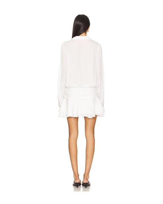 MORE TO COME White Wilma Mini Dress