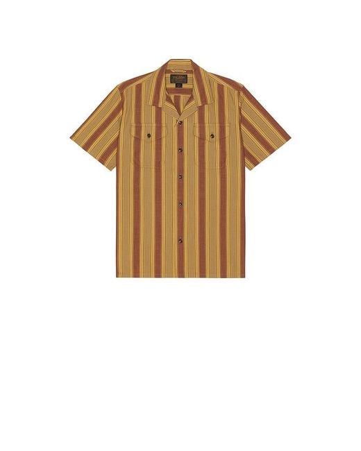 Filson Brown Chambray Camp Shirt for men
