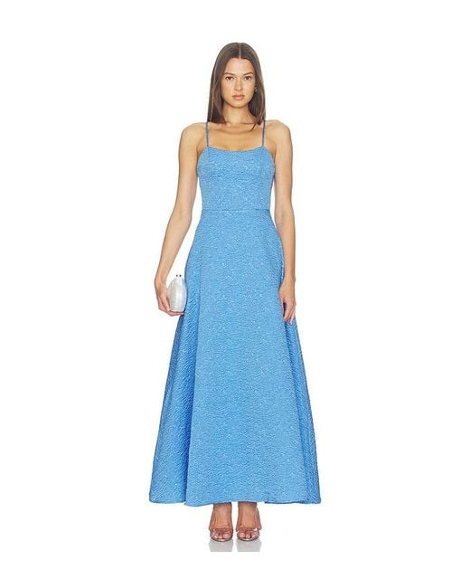 Elliatt Blue Briallen Textured Gown
