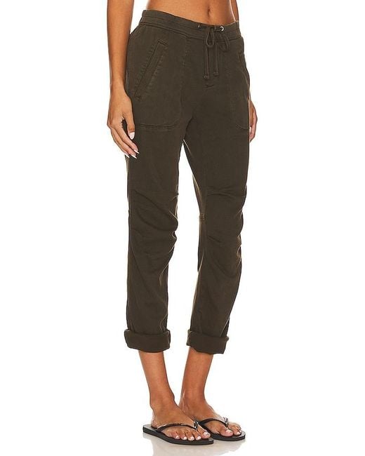 James Perse Green Soft Drape Utility Pant