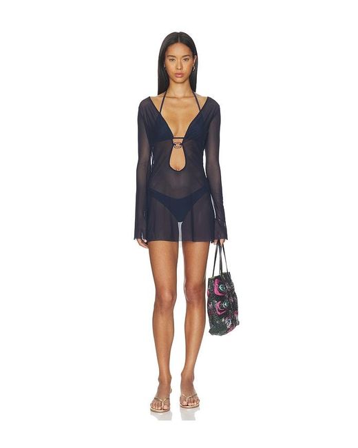 Bondeye Blue Ring Priya Mini Dress
