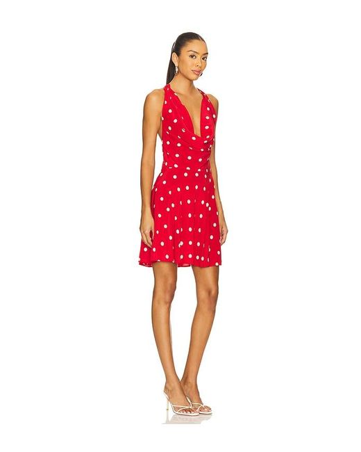 MAJORELLE Red Deanna Mini Dress