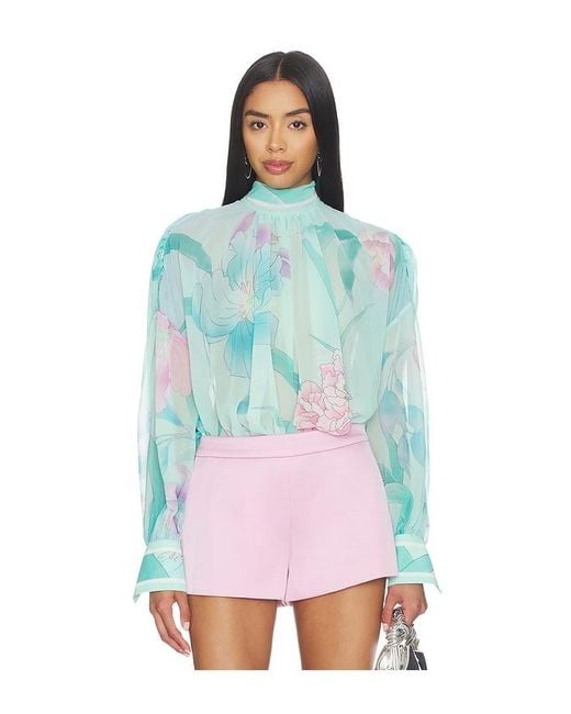 retroféte Multicolor Olympia Top
