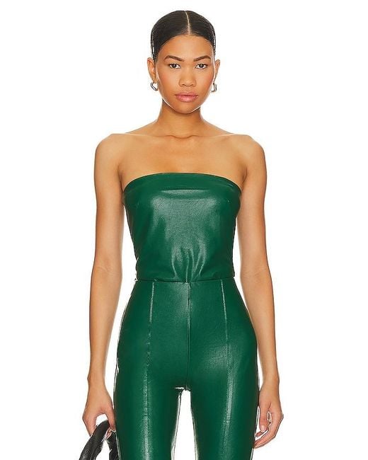 Amanda Uprichard Green Callie Tube Top