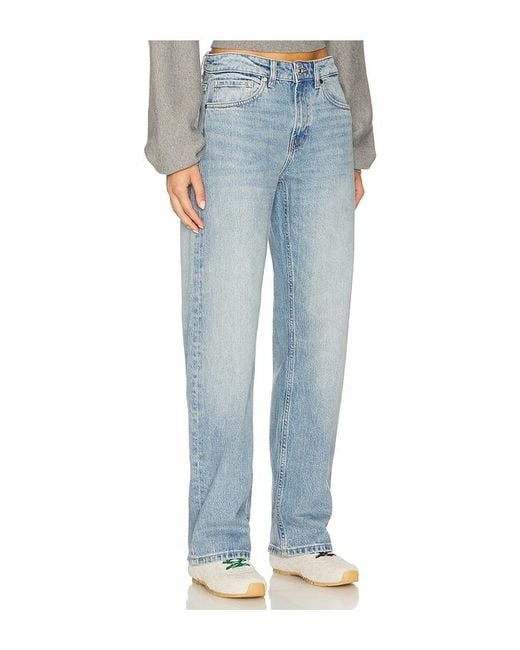 EB DENIM Blue Alida Loose Bowed Jean