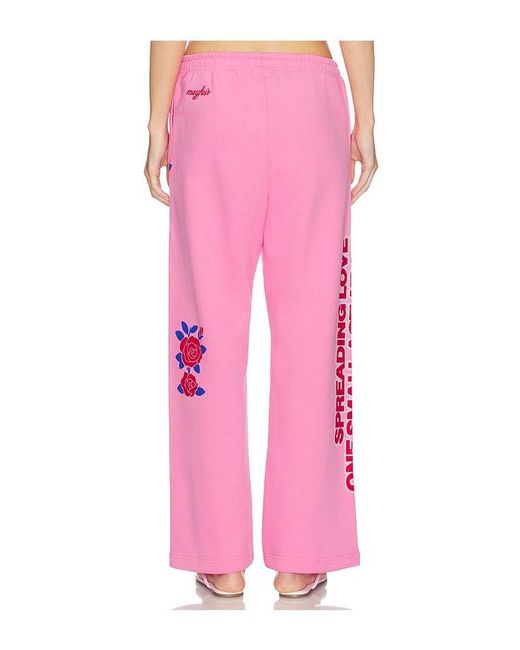 The Mayfair Group Pink Be Kind Classic Sweatpants